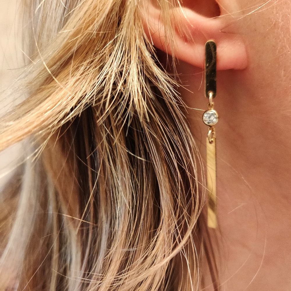 Modern handmade earrings